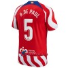 Virallinen Fanipaita Atlético Madrid R. De Paul 5 Kotipelipaita 2022-23 - Miesten